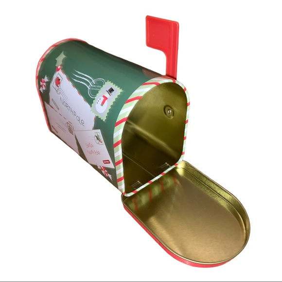 Christmas Letters to Santa Tin Mini Mailbox - Picture 3 of 9